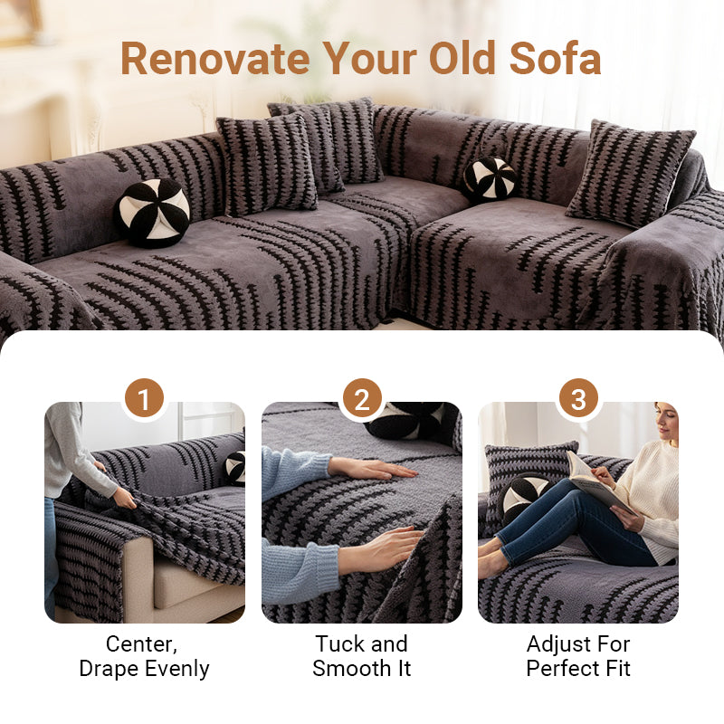 💥Hot Sale 40% OFF 💥 Plush Non-Slip Sofa Cover🛋️