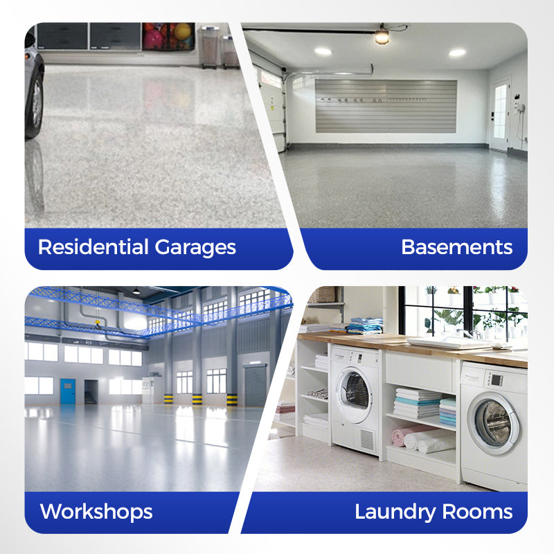 🔥High-Gloss Marble Finish Epoxy Floor Coating
