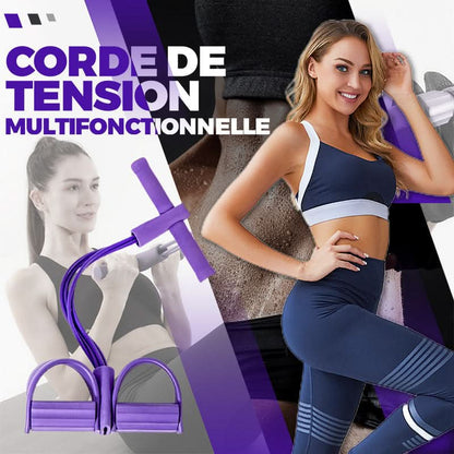 ✨2025 Hot Sale-Buy 2 Get 1 Free!!!🔥32 Fitness Resistance Bands-4 Tube Pedal Ankle Puller