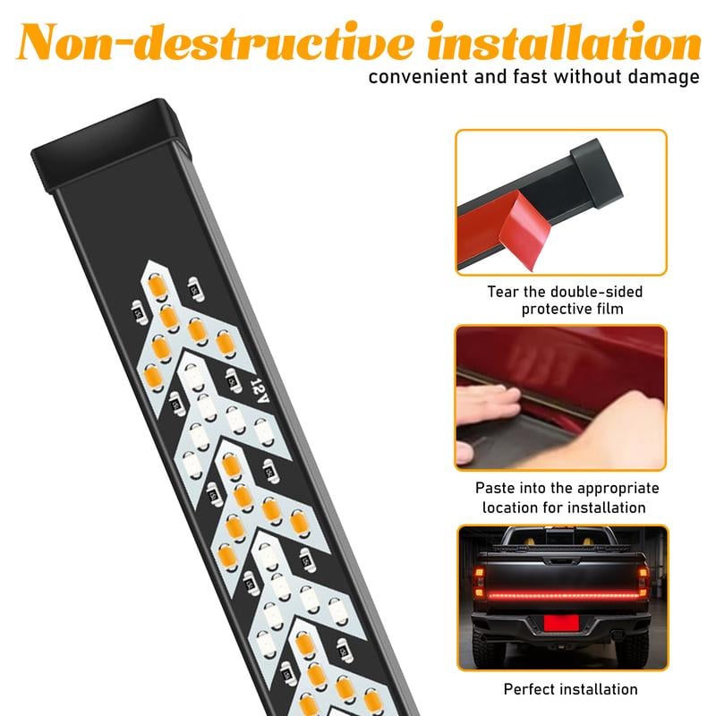 Automatic turn signal LED lamp strip