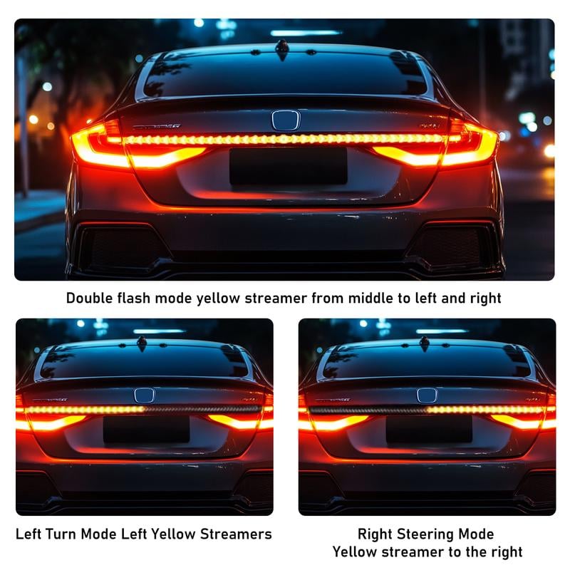 Automatic turn signal LED lamp strip
