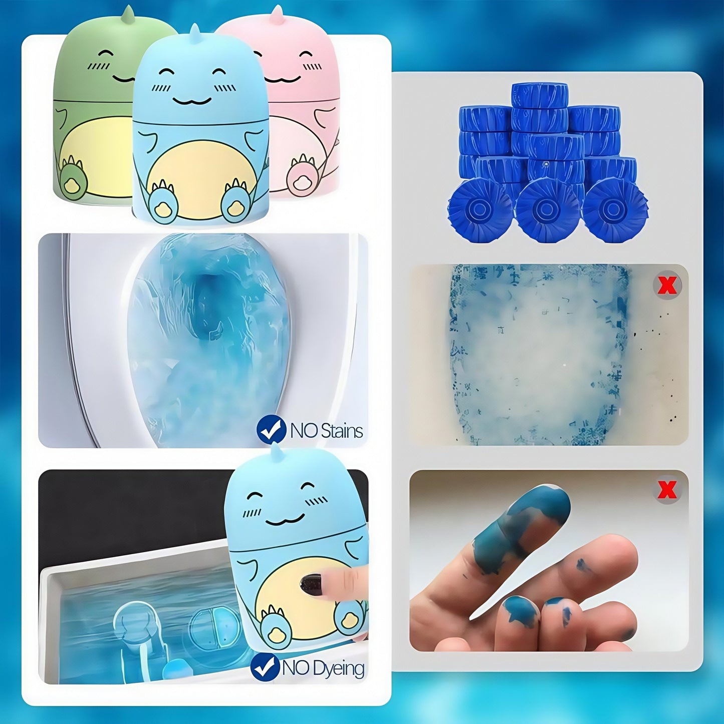 🔥HOT SALE🔥Magic Toilet Cleaning Deodorant – Remove Stains, Beat Bad Odors!