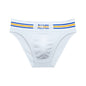 Men's Sexy Colorful Stripe Letter Seamless Low Waist Briefs