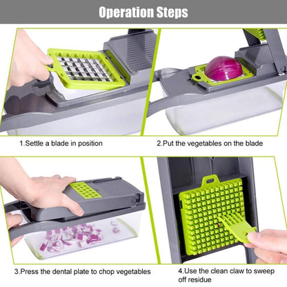 🎁Multi-Knife™ | Multi-function vegetable cutter | 16-piece set🥗