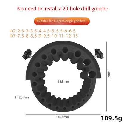 Multipurpose Drill Bit Sharpener for Angle Grinders