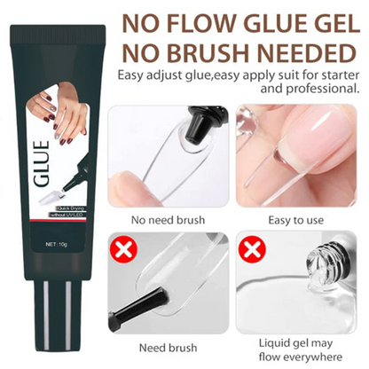 🥳2026 HOT SALE🥳💞50K+ SOLD!👵💅 50% OFF! Extra Strong Nail Glue + Remover Set – Fast-drying semi-solid formula, lasts for weeks. Remover gently lifts without damage. Complete nail care. ✨🛡️