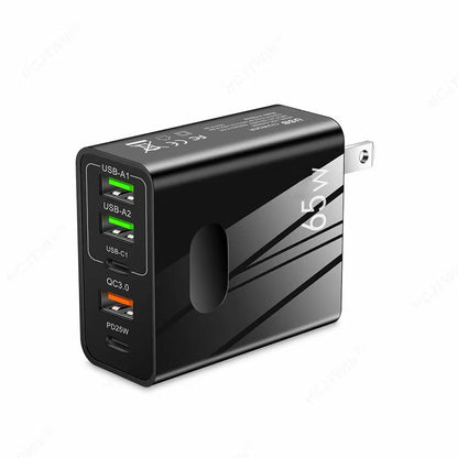 65W Multiple-Ports Fast Charger