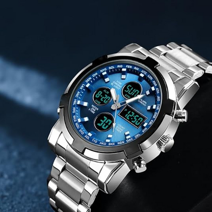 ⌚ 50% OFF NOW! 🪖 Men‘s Military Watch – Analog-Digital Display, Waterproof & Shock-Resistant 🛡️