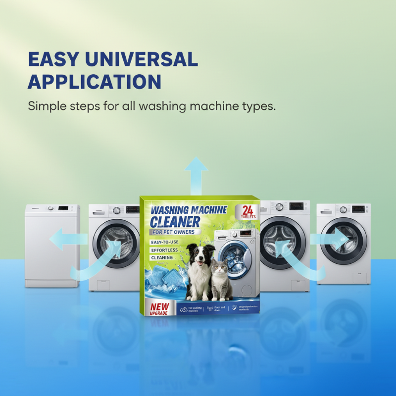 Washing Machine Cleaner Tablets for Pet Owners