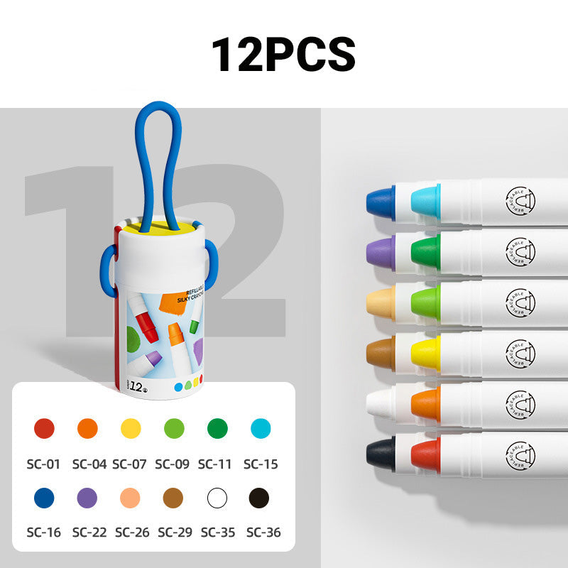 ⚡HOT SALE 50% OFF⚡50K+ SOLD!👍🏻Washable Quick Drying Non-Toxic Oil Pastels Set