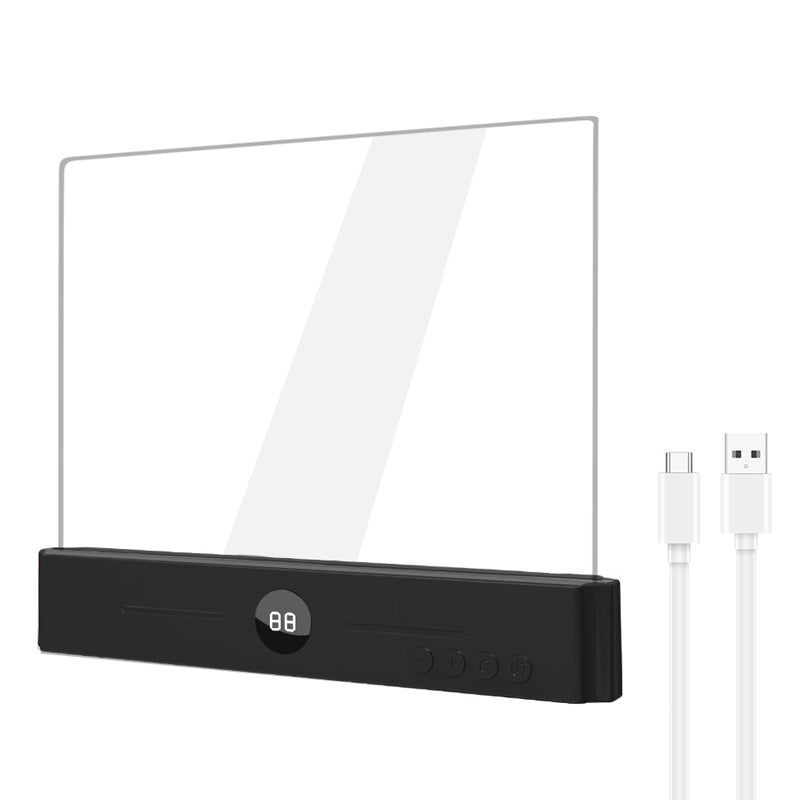 LED Panel Reading Light with 3 Colors & Timer