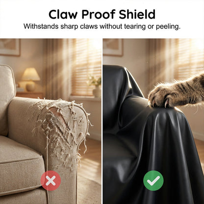 Faux Leather Non-Slip Sofa Cover