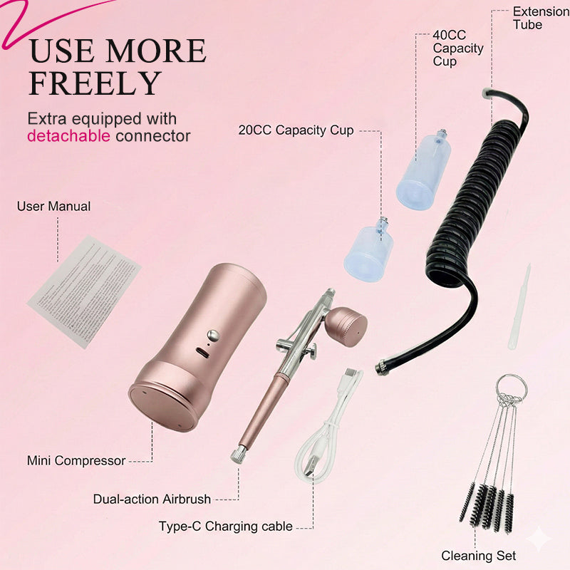 Cordless Airbrush Kit with Compressor