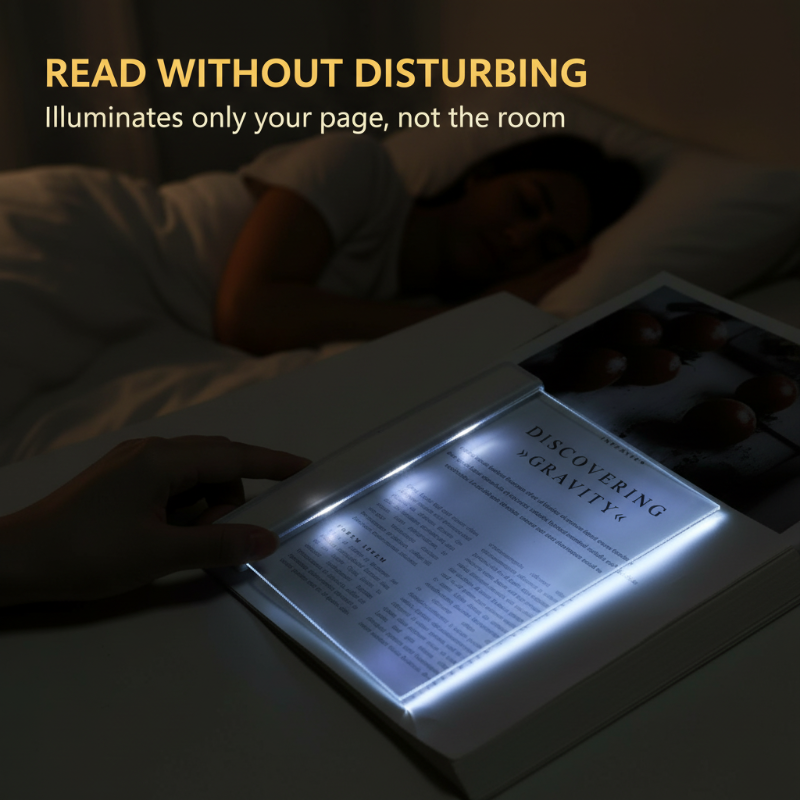 LED Flat Panel Night Reading Light