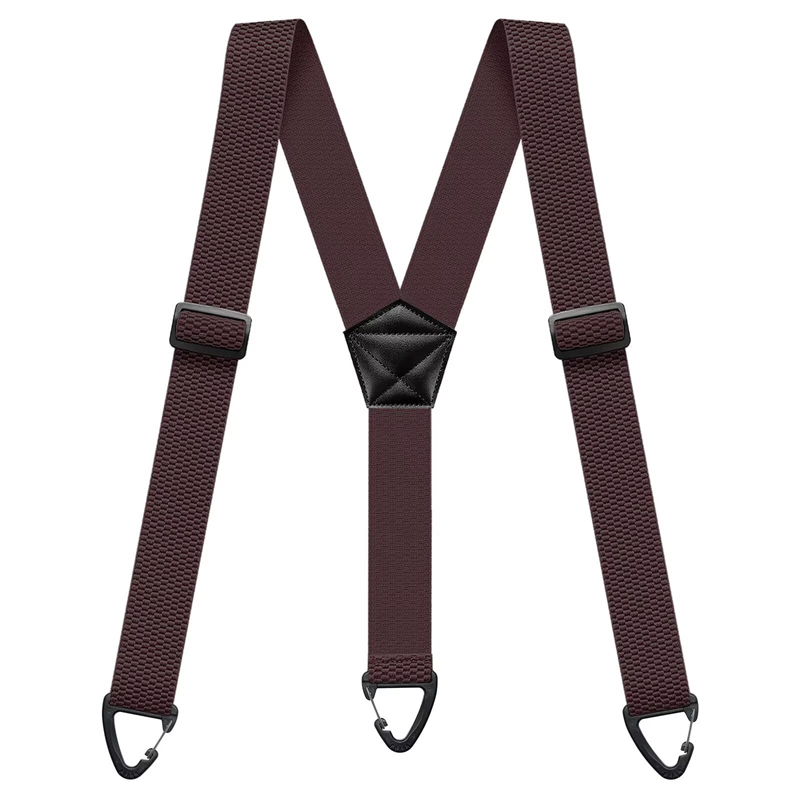 📢📢High elasticity Men's X-Back Suspenders with Hook Clips