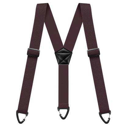 📢📢High elasticity Men's X-Back Suspenders with Hook Clips