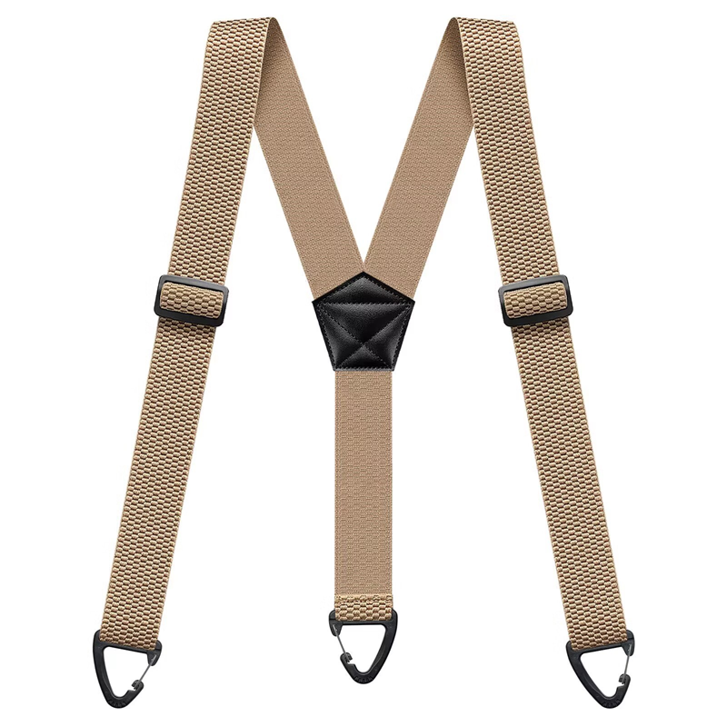 📢📢High elasticity Men's X-Back Suspenders with Hook Clips