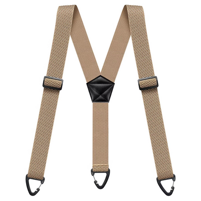 📢📢High elasticity Men's X-Back Suspenders with Hook Clips
