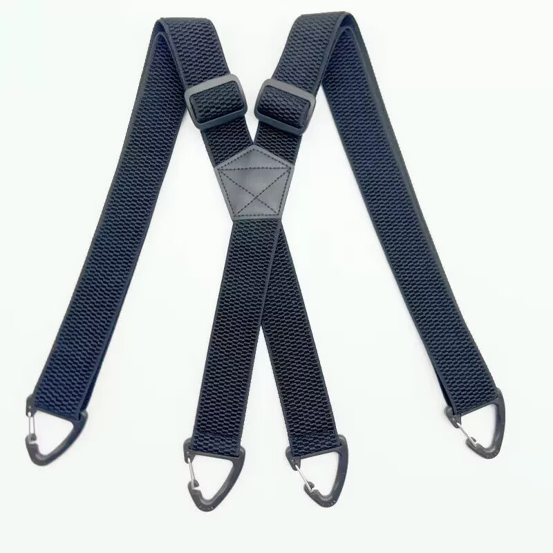 📢📢High elasticity Men's X-Back Suspenders with Hook Clips