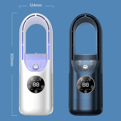 ☀️Summer Early Bird Limited-Time Sale-6-Speed Bladeless Electric Fan with Light