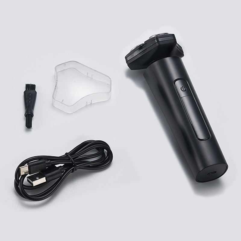 Multi Functional Electric LED Display 3-Blade Razor for Men