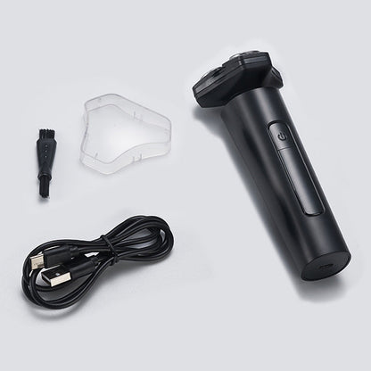 Multi Functional Electric LED Display 3-Blade Razor for Men